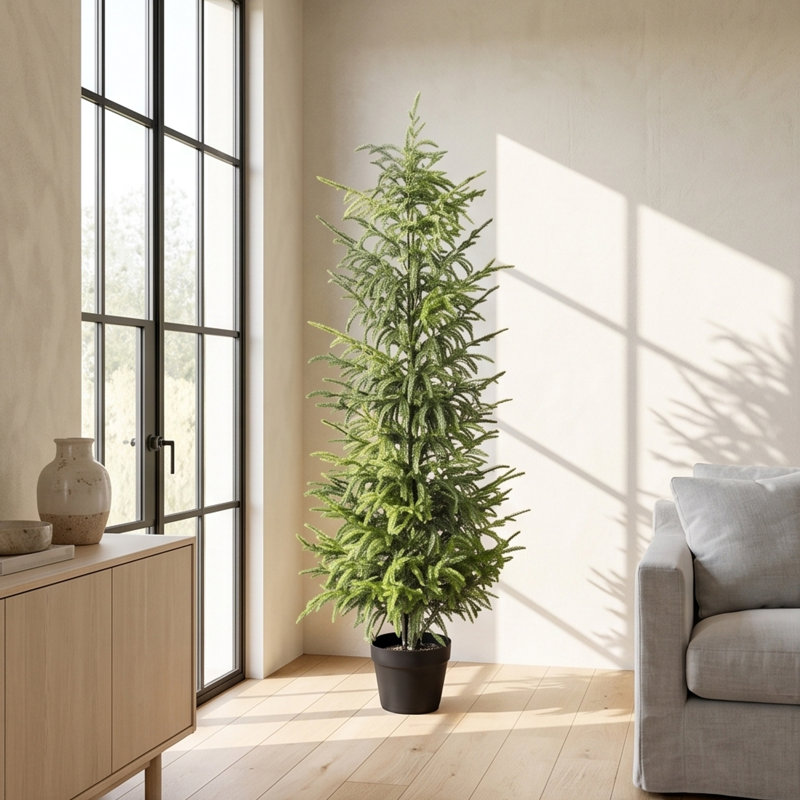 5ft Artificial Pine Tree, 1 Piece, 1, 5Ft