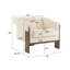 Chaise d'appoint Mid-Century moderne, chaise confortable-1925329282
