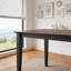 Table à manger avec pieds carrés
