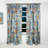 Handpainted Orange and Blue Fishes - Animal Print Blackout Curtain Single Panel-1440386555