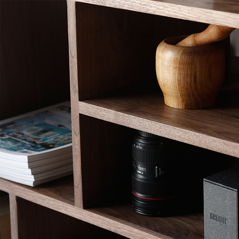 High quality solid wood bookcase