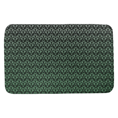 Tapis de salle de bain déco Leffel