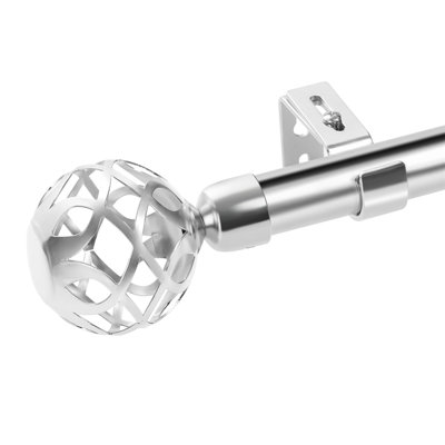 Jacky Silver Stainless Steel Adjustable Rod
