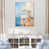 Cadre flottant blanc