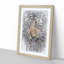 Prowling Tiger in Abstract - Framed Print-55768091-55768092