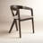 Greco Solid Wood Frame Dining Armchair-333873547
