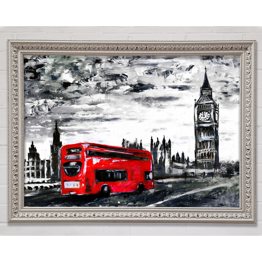 Big Ben Red Bus - Druck