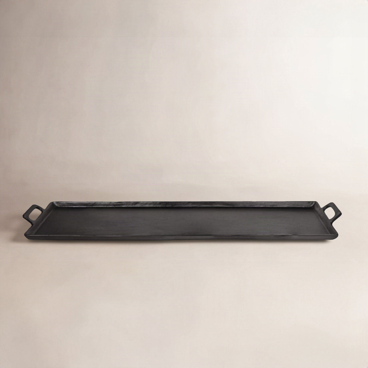 Aluminum Decorative Tray, 2" H x 10" W x 34" D
