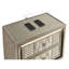 Table de chevet 2 tiroirs à DEL avec double port USB