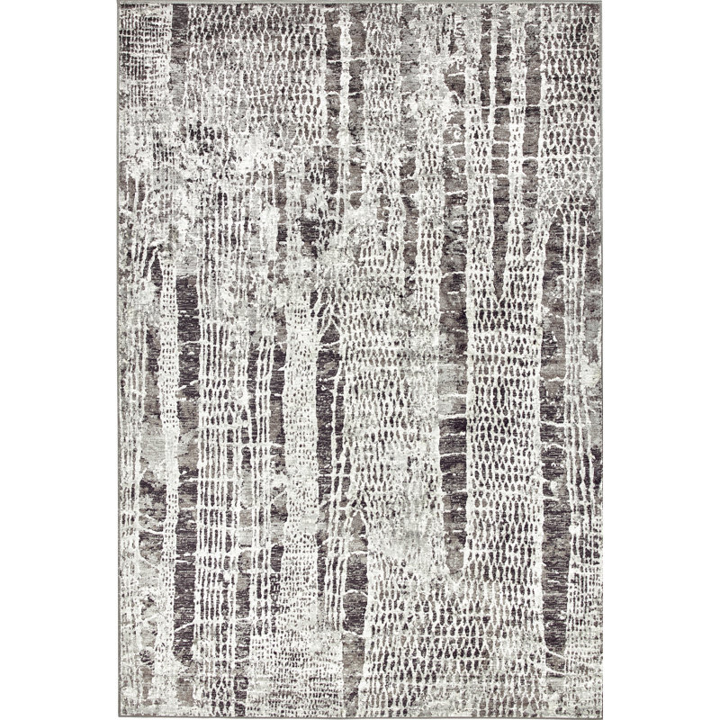 Manske Abstract Hand Woven Area Rug, Rectangle 290 x 200cm