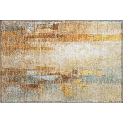 Tapis abstrait lavable à la machine de qualité supérieure Mayfield AMF2020