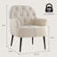 Momence Button Velent Armchair with Arm-27430336