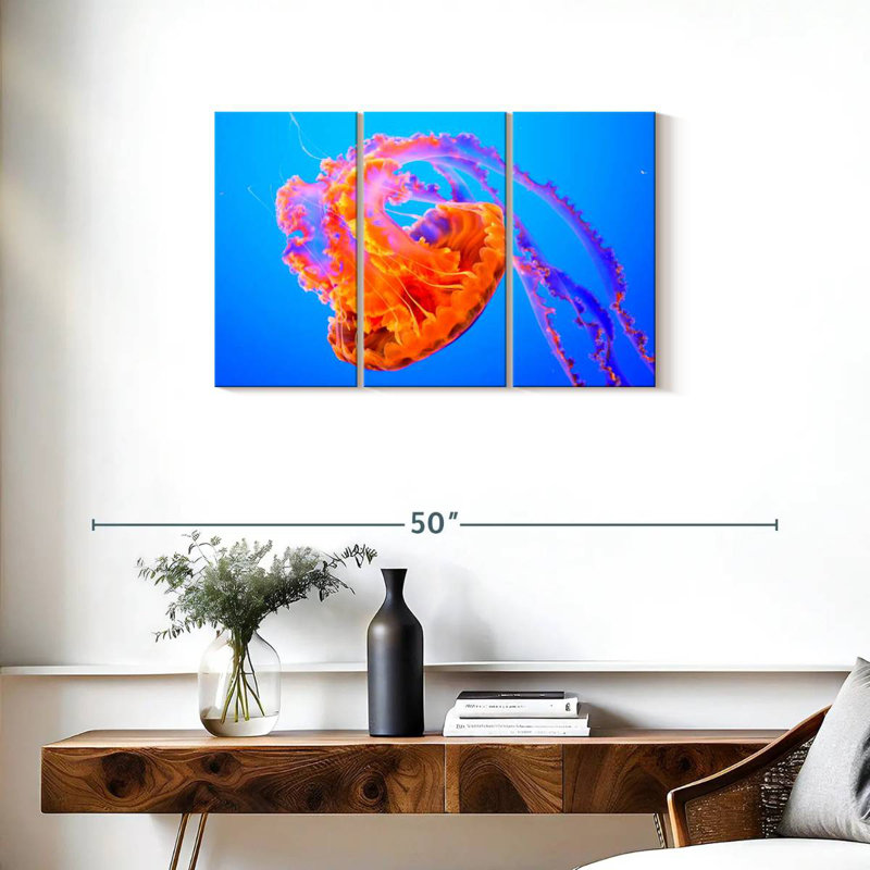 Jellyfish Somersault, 20" H x 33" W