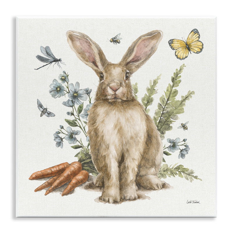 «Rabbit & Garden Patch» par Leslie Trimbach