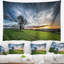 Terrain d’herbe vert en tapisserie de sardaigne landscape-28488542