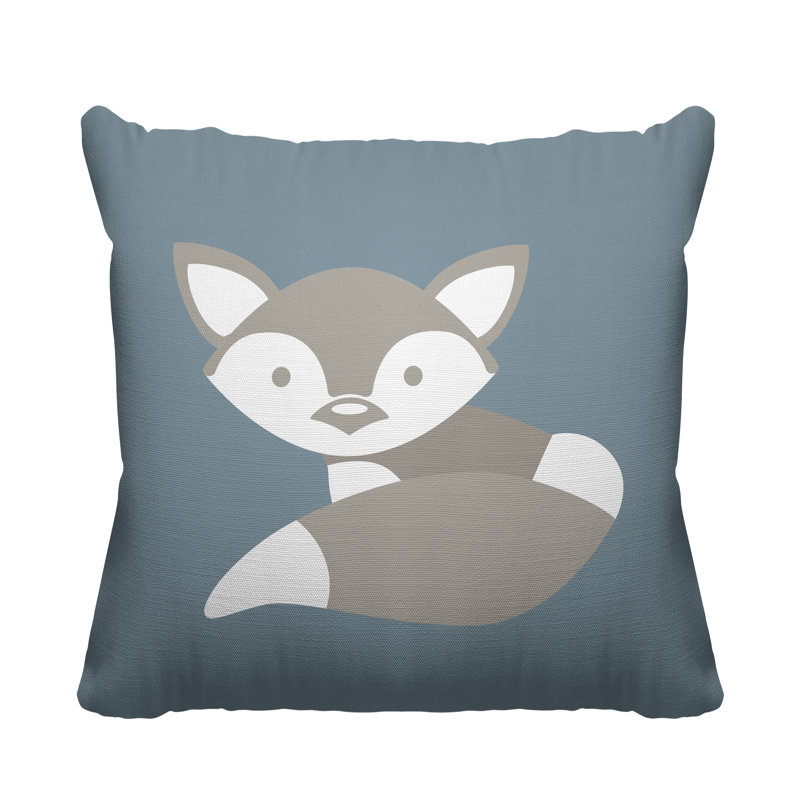 Coussin , H 15 po x l 15 po, Gris, Carré