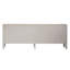 Maiya 88" Wide Rubberwood Sideboard, Light Gray Wash