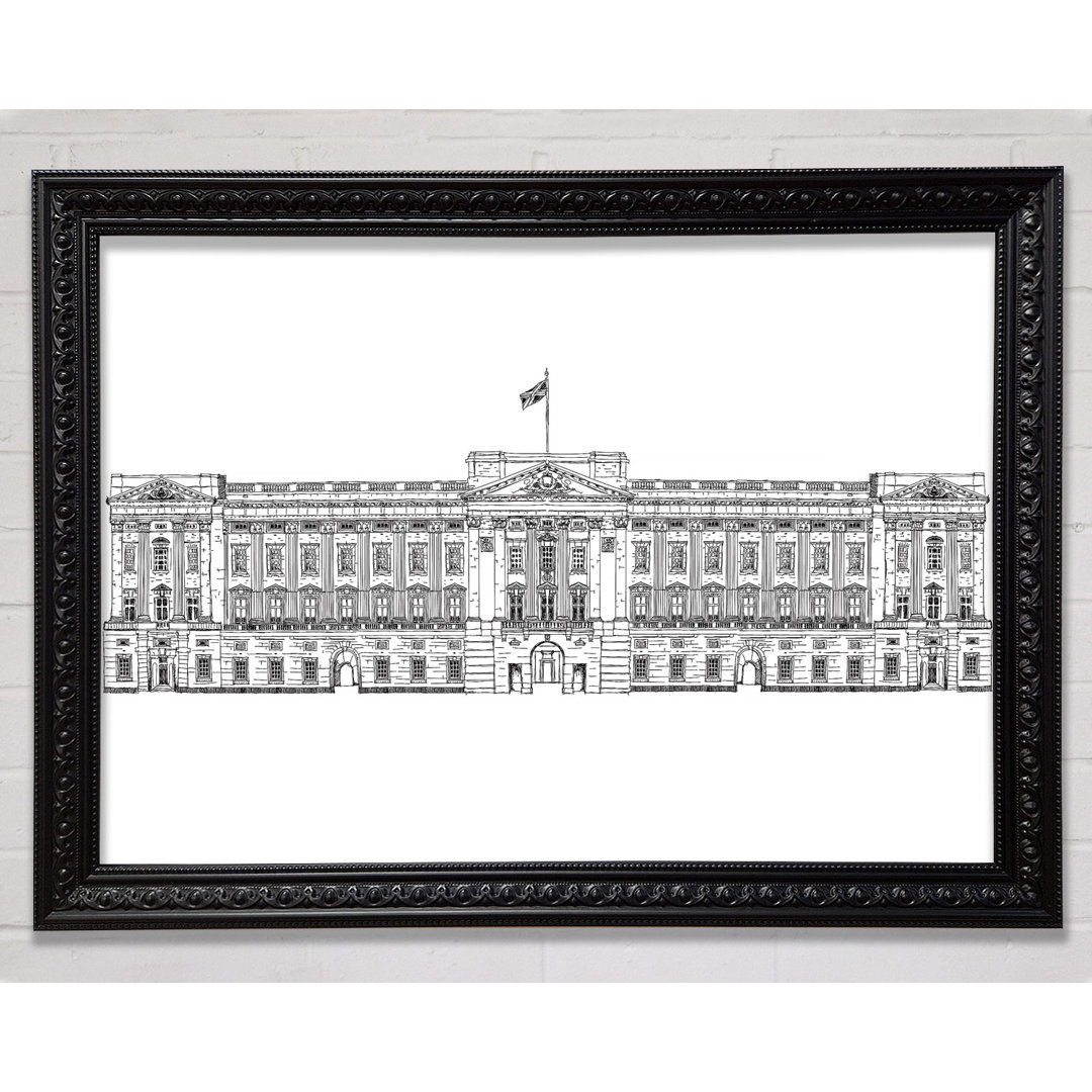 Buckingham Palace Zeichnung - Druck