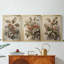 Christmas Holiday Art DCCXI - Toile tendue avec châssis sur mesure - 3 pièces-340533989-340533999