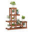 Support pour plante en bois à 6 niveaux Topbuy