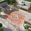Arnauta Boho Burnt Orange Area Rug-133936735