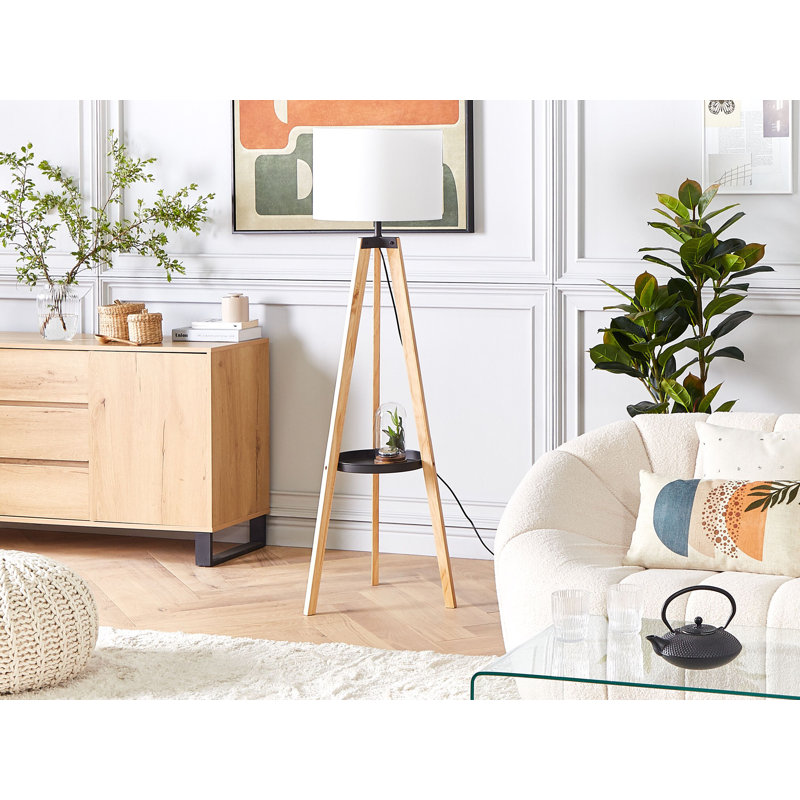 Ethel 149cm Brown Tripod Floor Lamp