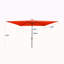 Parasol d'extérieur à DEL solaire 10 x 6,5T avec manivelle et bouton poussoir inclinable pour la cour-634198425