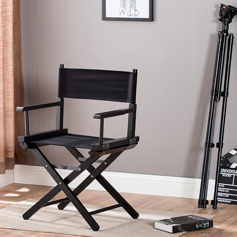 Housses de chaise de réalisateur noires Speranza