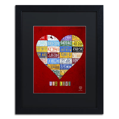 «Heart» par Turnpike, impression encadrée