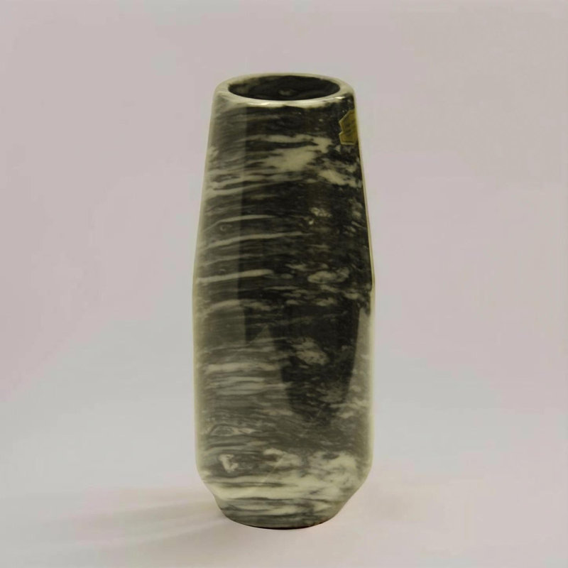 Black Marble Flower Vase