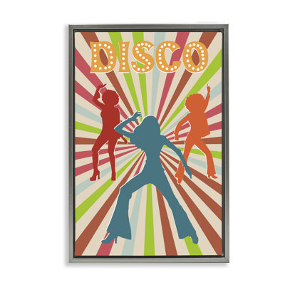 Disco Dancers sur rayures rétro