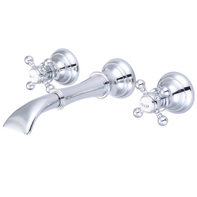 Robinet pour salle de bain mural cascade