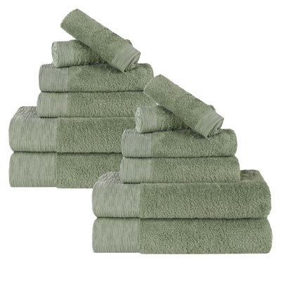 Ensemble de serviettes en rayonne de bambou et en coton mélangé hypoallergénique