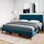 Structure de lit en velours-1834405290-1834405291