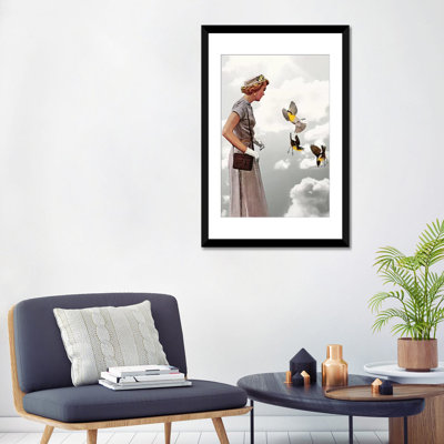 «Lady in Gray», impression sur toile