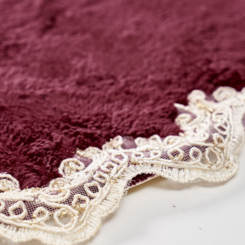 Luxurious Bathmat Set (2 Pieces), 21.7 x 25.6 inches & 25.6 x 45.3 inches | 100% Polyester, 1500 g/m², 0.6 in Pile Height | Non-Slip Underside, Antibacterial, Easy to Clean, Machine Washable at 30°C | Perfect for Stylish Bathrooms