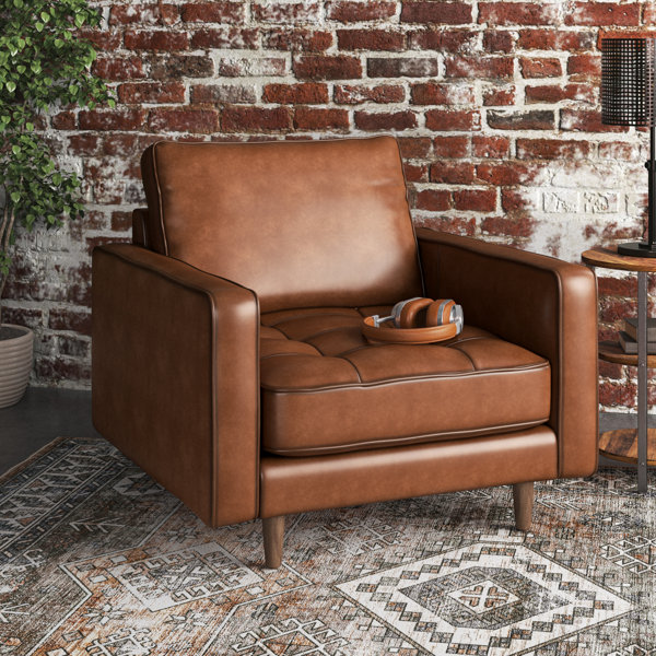 Sepia Brown Leather Grain Breathables Upholstery Fabric by The Yard