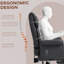 Fauteuil de direction, fauteuil de bureau ergonomique en cuir synthétique, fauteuil inclinable et pivotant avec repose-pieds et support lombaire-1011420965