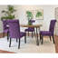 7-Piece Dining Set, Hairpin Dining Table With 6 Chairs, 4 Color Options-1294578518-1294578516