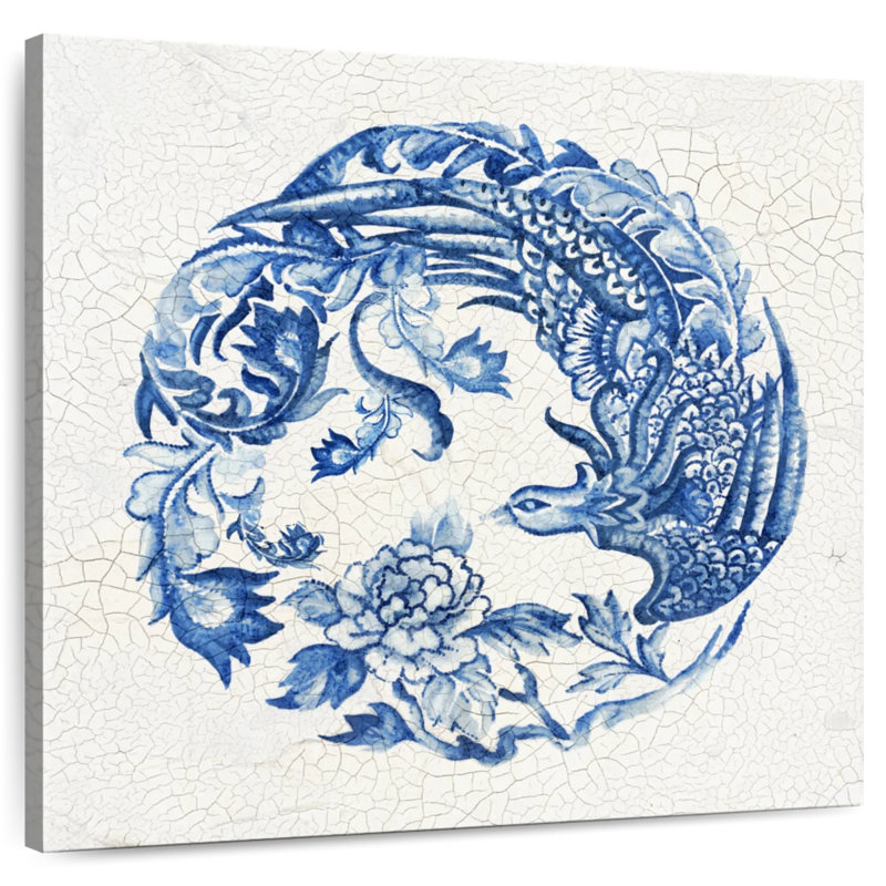 Brampt Chinese Porcelain I, 36" H x 36" W