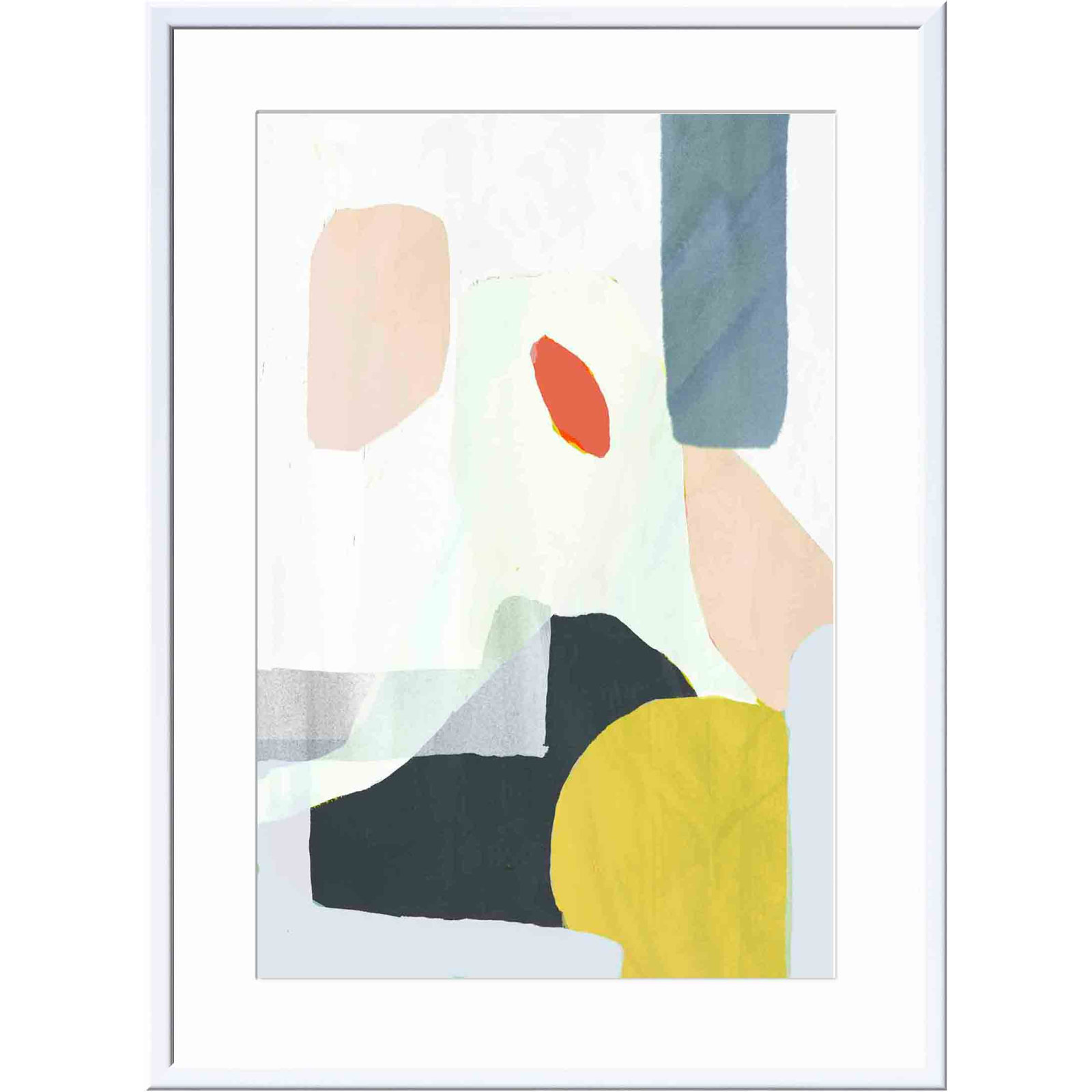 Summer Salad II by Victoria Borges, 20"H x 20"W, Espresso