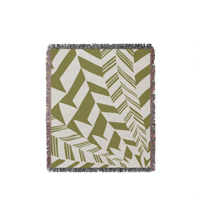 Kafi Abstract Cotton Throw Blanket