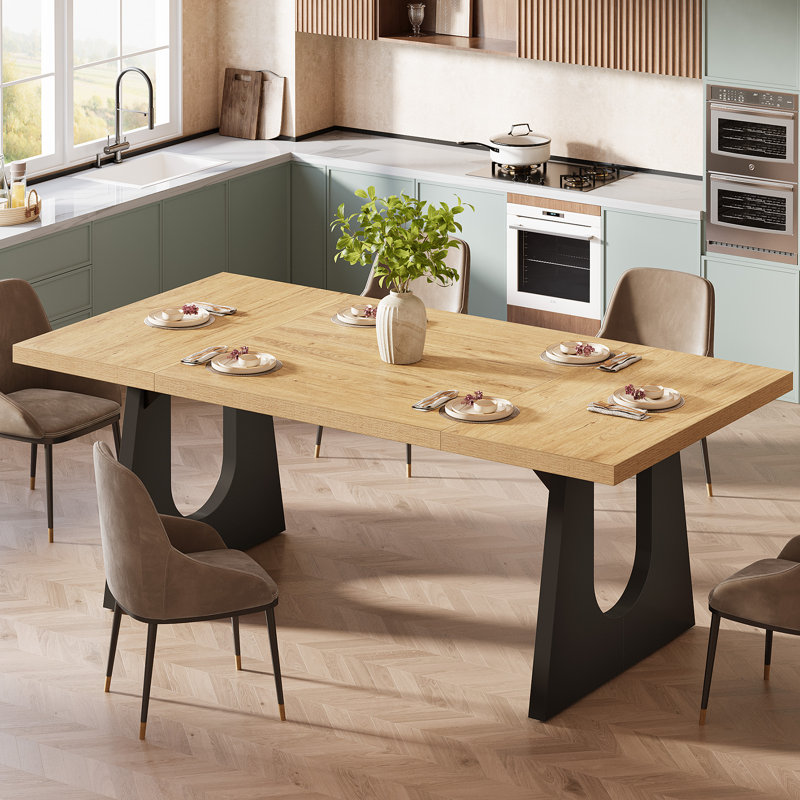 Dining Table, Oak, Black