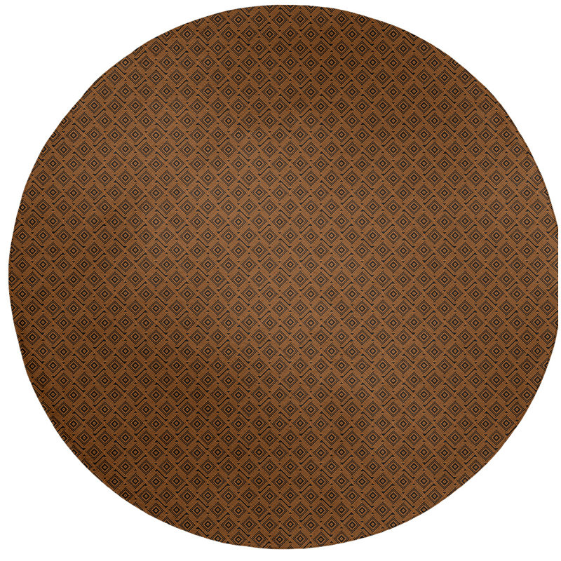 Tapis de la zone brune de labyrinthe carrée, Rectangle 3 pi x 5 pi