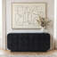 Elysian 71" Wide Mindi Wood 4-Dr Sideboard, Black