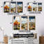 De Stijl Style County Side I - ensemble d'art sur toile campagne-107751354-107751362