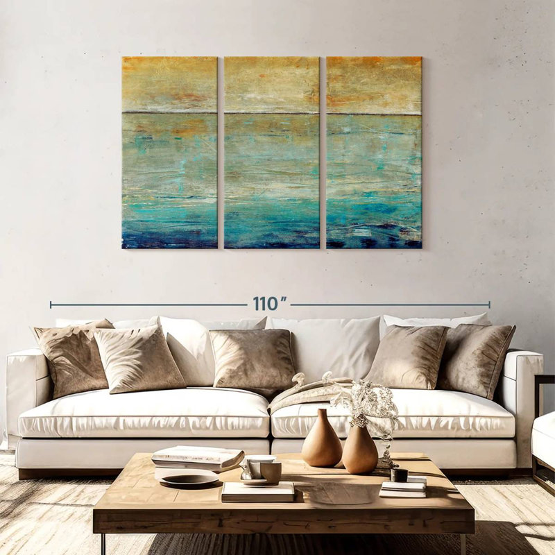 Avery Placid Water II, H 48 po x l 74 po