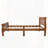 Wood Platform Bed Twin Bed Frame-1138060353