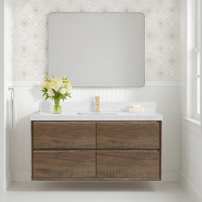 Tiberiu 48" Floating Bathroom Vanity With Sink