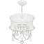 Lustre classique à 3 lumières avec abat-jour